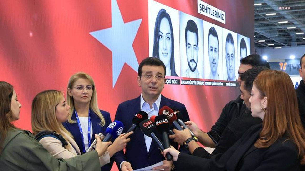 İmamoğlu TUSAŞ standını ziyaret etti