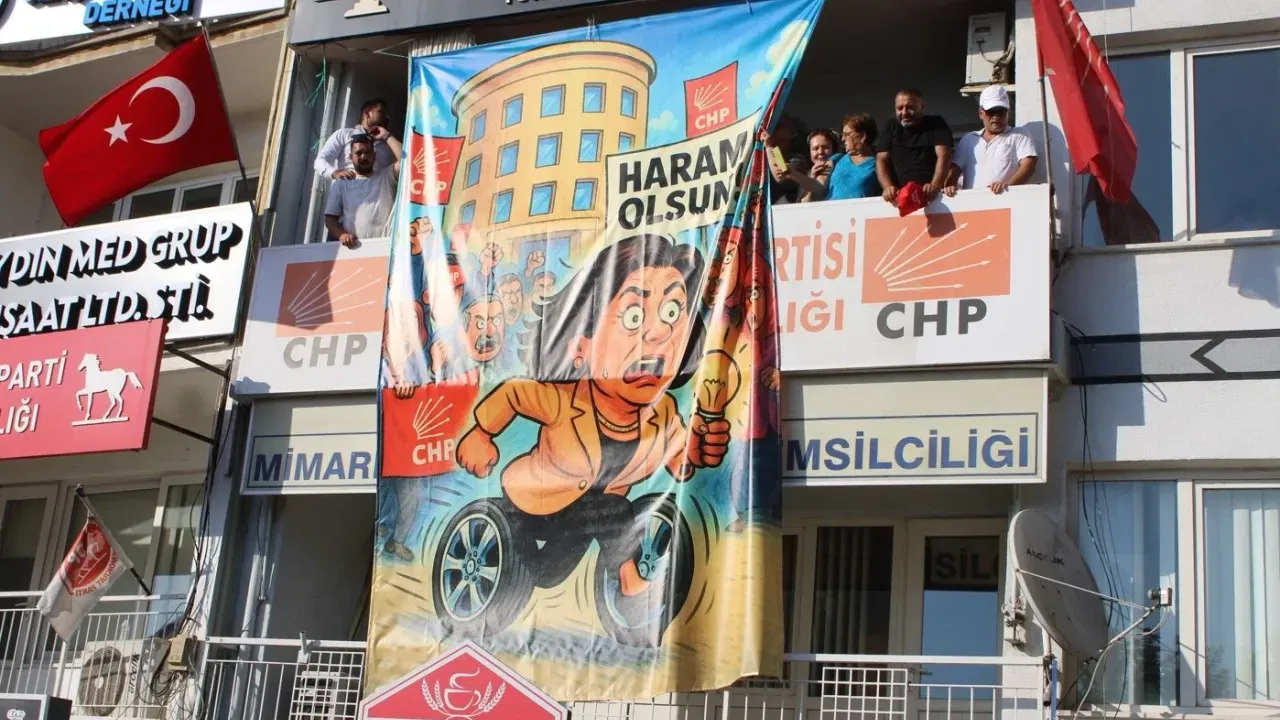 Çerçioğlu pankartı asan CHP'li başkan ifadeye çağrıldı