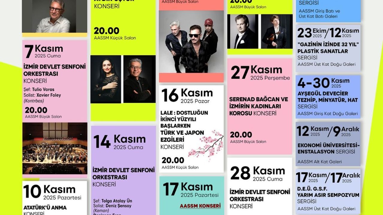 İzmir'de sonbahar sanat mevsimi