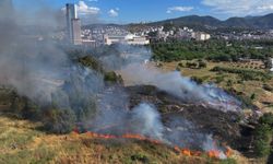 İzmir Yeşildere Yolunda Yangın