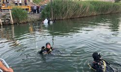 Ereğli’de el freni çekilmeyen araç nehre uçtu