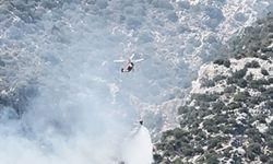 Finike’de orman yangını