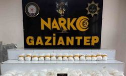 Gaziantep’te 58 kilo metamfetamin ele geçirildi
