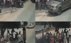 İki farklı olayda araçla insanlara çarptılar: O anlar kamerada