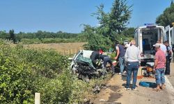 Kazada yaralanan sürücü, hayatını kaybetti