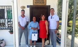 Kuşadası Belediyesi'nden muhtarlara bayram ziyareti