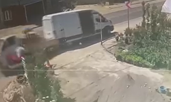 Yalova’da 4 aracın karıştığı trafik kazası kamerada