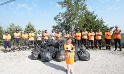 Denizli’de minik yürekten büyük temizlik hareketi