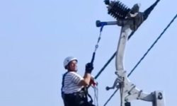 İlk kadın teleferik kurtarıcısı Bergama’da göreve başladı