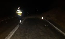 Manisa’da Gördes-Demirci yolunda toprak kayması