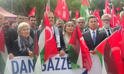 Muğla’da Gazze için Sumud Filosu'na destek mitingi