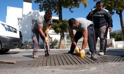 Bodrum'da mazgal ve yağmur suyu hatti temizliği sürüyor