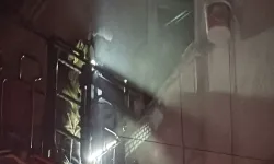 2 katlı binada yangın paniği