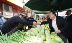 Başkan Dutlulu'dan Karaköy pazarı'na ziyaret: