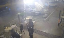 İzmir'de polis aracı kafeteryaya savruldu!