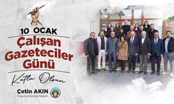 Başkan Akın'dan gazetecilere anlamlı 10 Ocak mesajı