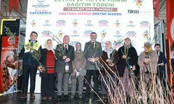 Büyükşehir'den Honazlı üreticiye 4 bin 236 zeytin fidanı