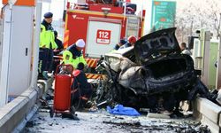 Karasu Gişeleri'nde korkunç kaza!