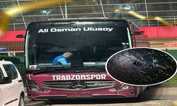 Trabzonspor otobüsüne maç öncesi taşlı saldırı!