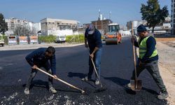 Bornova'da yol çalışmaları hız kesmiyor