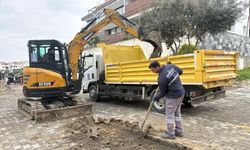 Kuşadası'nda yol çalışmaları hız kesmiyor