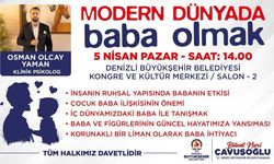 Denizli Büyükşehir'den babalara özel seminer