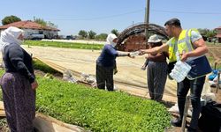 Büyükşehir mobil ikram filosu rotasını tarlalara çevirdi