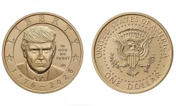 ABD'de Trump portreli 1 Dolarlık altın para basılacak