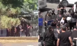 Ankara'da NATO zirvesi protestosuna polis müdahalesi