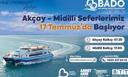 BADO'nun Akçay- Midilli Seferleri 17 Temmuz'da başlıyor