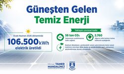 Bodrum'da 6 ayda 106 bin 500 kWh temiz enerji