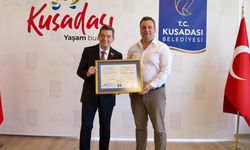 Kuşadası'ndan Werner Arndt'a fahri hemşehrilik unvanı