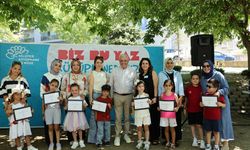 Nilüferli çocuklar okula kütüphanelerde hazırlandı