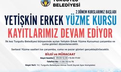 Turgutlu'da yetişkinlere yüzme kursu desteği