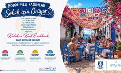 'Bodrumlu Kadınlar Sokak için Örüyor' atölye çalışması