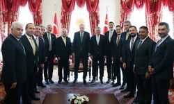 Erdoğan, 4 büyük kulübün başkanını Dolmabahçe'de kabul etti