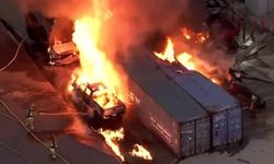 Los Angeles'ta helikopter kazası