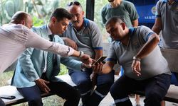 Marmaris Belediye Başkanı Ünlü temizlik personeline teşekkür ziyareti