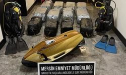 Mersin Limanı'nda geminin altında 350 kilo kokain bulundu