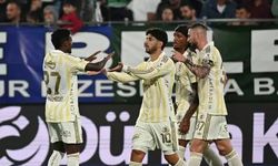 Fenerbahçe, Rize deplasmanında 3 golle kazandı