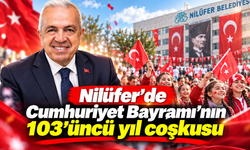 Nilüfer'de Cumhuriyet Bayramı'nın 103'üncü yıl coşkusu