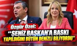 Özgür Özel: 'Şeniz Başkan'a baskı yapıldığını bütün Denizli biliyordu'