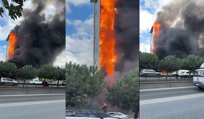 İstanbul'da okul cayır cayır yandı!