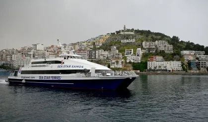Kuşadası'ndan Yunanistan'ın Sisam Adası'na feribot seferleri başladı