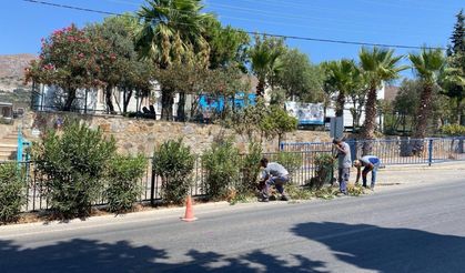 Bodrum Belediyesi okullara destek vermeye devam ediyor