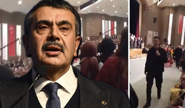 Yusuf Tekin'e program amaçlı gittiği üniversitede protesto!