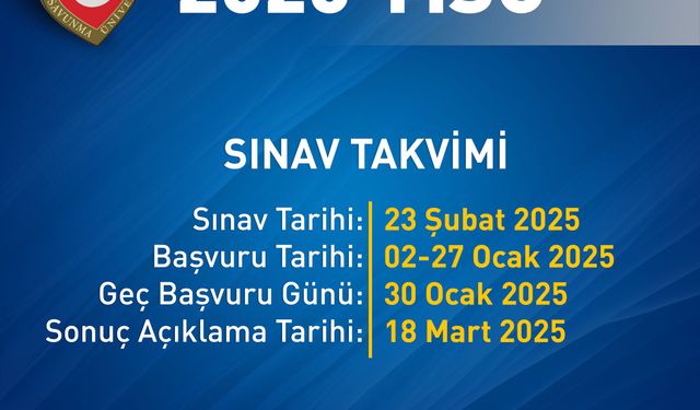2025 MSÜ başvuru süreci başladı!
