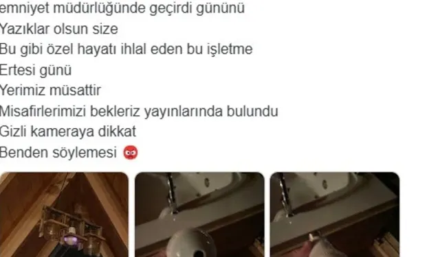 Bungalovda kaldıysanız, görüntüleriniz gizlice çekilmiş olabilir
