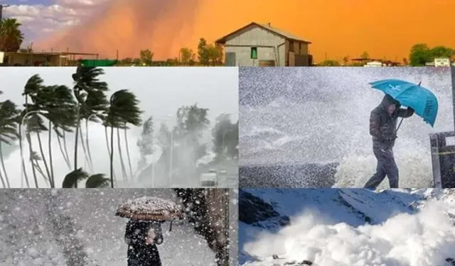 Meteoroloji'den uyarı! Kuvvetli sağanak yağmur, fırtına ve toz taşınımı
