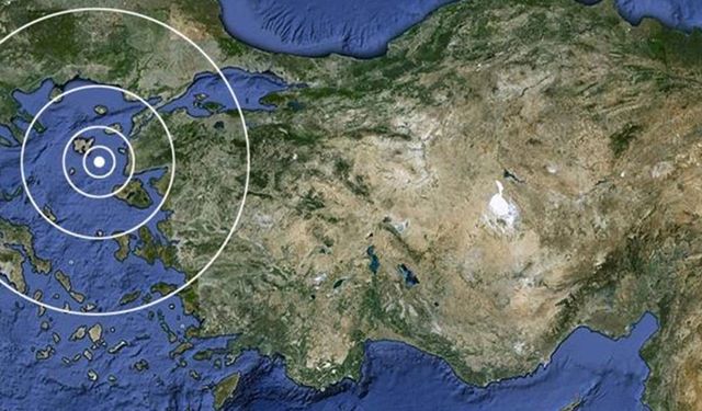 Son dakika... Ege Denizi'nde deprem